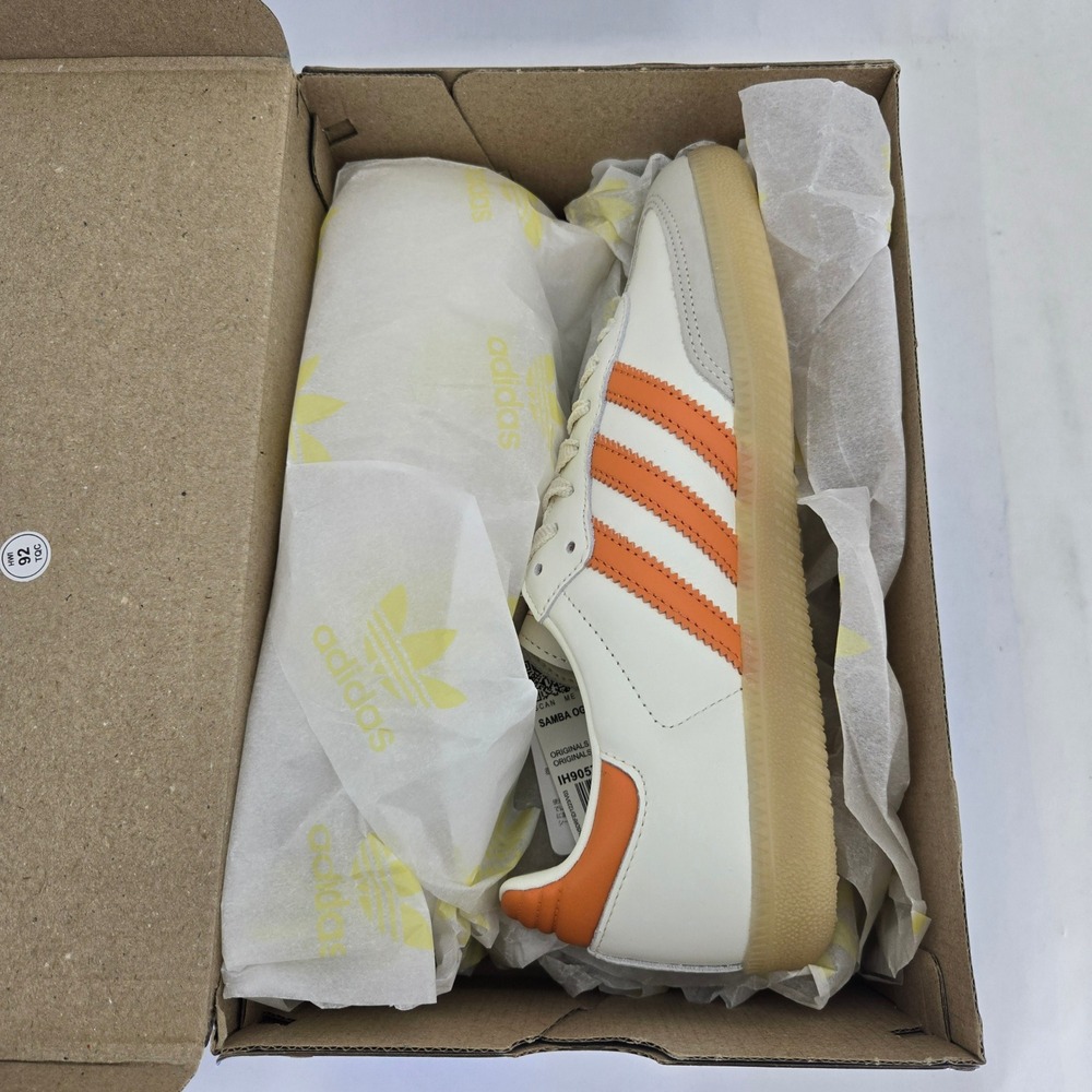 Adidas Samba OG W Off White Dusty Orange Gum IH9057 Womens 6.5 New - Picture 14 of 14